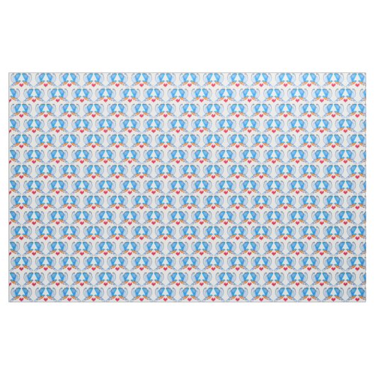 Drosseln des Glück-Gewebes Stoff (Fat Quarter (45,7 x 55,9 cm))