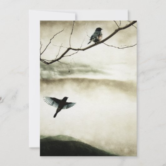 Drosseln in der Liebe-Einladung Einladung (Vorderseite)