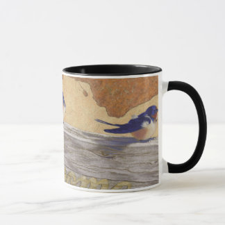 Drosseln, Scheunenschwalben Tasse