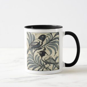 Drosseln (w/c auf Papier) Tasse