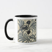 Drosseln (w/c auf Papier) Tasse (Links)