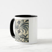 Drosseln (w/c auf Papier) Tasse (Vorderseite Links)