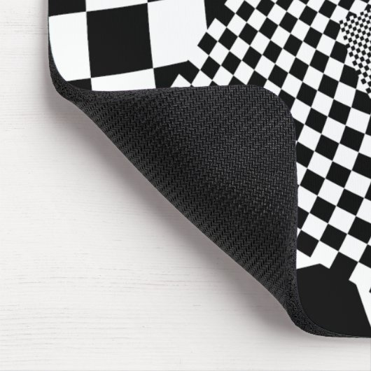 Droste Checkered Spiral Mousepad (Ecke)