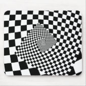 Droste Checkered Spiral Mousepad (Vorne)