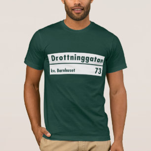 Drottninggatan, Stockholm, schwedischer T-Shirt