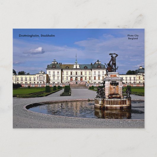 Drottningholm, Stockholm, Foto ... Postkarte (Vorderseite)