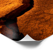 Drought Sunset Poster (Ecke)