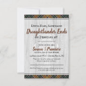 Droughtlander endet Party Einladung (Vorderseite)