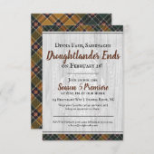 Droughtlander endet Party Einladung (Vorne/Hinten)