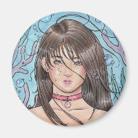 Drown Mermaid Magnet