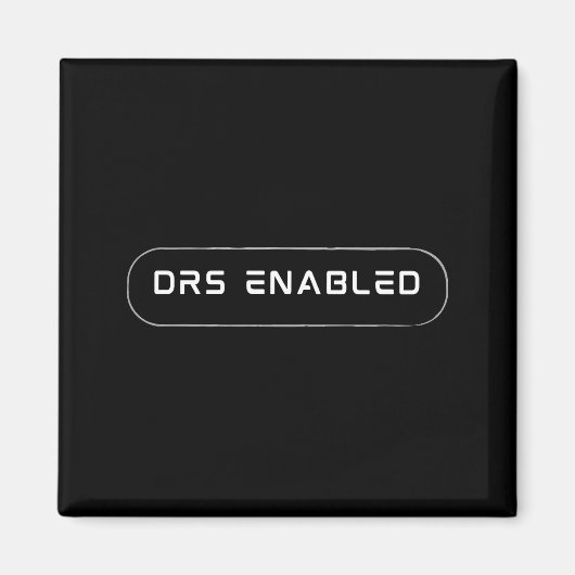 DRS aktiviert, Formel 1 Fans, f1 Racing Sport Magnet (Vorne)