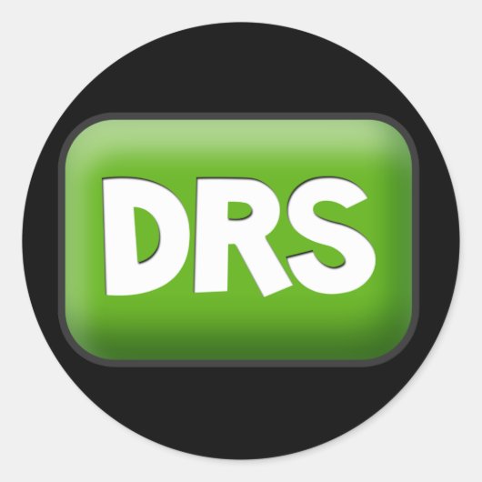 DRS RUNDER AUFKLEBER (Vorderseite)