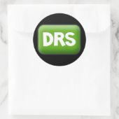 DRS RUNDER AUFKLEBER (Tasche)