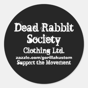 DRS unterstützt Bewegung Runder Aufkleber