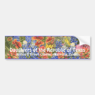 DRT TexasWildflower Autoaufkleber