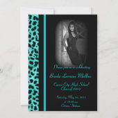 DRUCK-Abschlussmitteilung des aquamarinen Einladung (Rückseite)