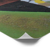 Druck "Ananas Apart" Poster (Ecke)