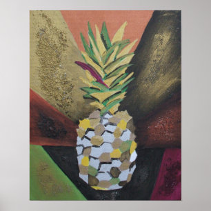 Druck "Ananas Apart" Poster
