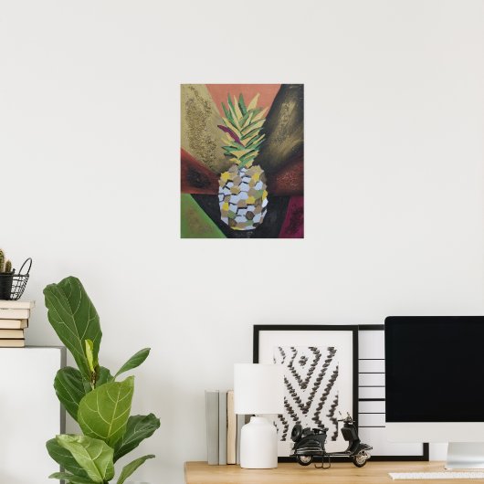 Druck "Ananas Apart" Poster (Heimbüro)