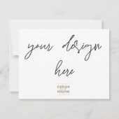 Druck auf 5,5x4,25 dankeskarte (Rückseite)