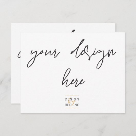 Druck auf 5,5x4,25 dankeskarte (Vorne/Hinten)