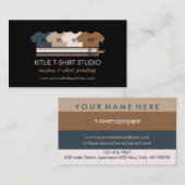 Druck auf Anforderung Handgebranntes Wärmeübertrag Visitenkarte (Vorne/Hinten)