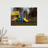 Druck auf die Spielgeräte Poster (Küche)