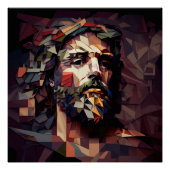 Druck auf Holz Jesus Christus (Vorderseite)