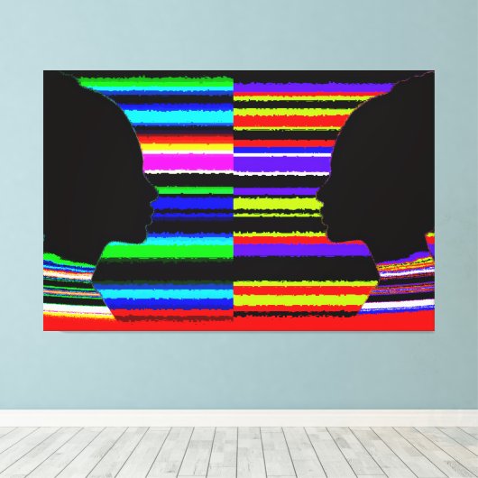 Druck auf Keilleinwand Leinwanddruck (Insitu (Holzboden))