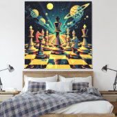 Druck auf Keilleinwand Leinwanddruck (Insitu (Schlafzimmer))
