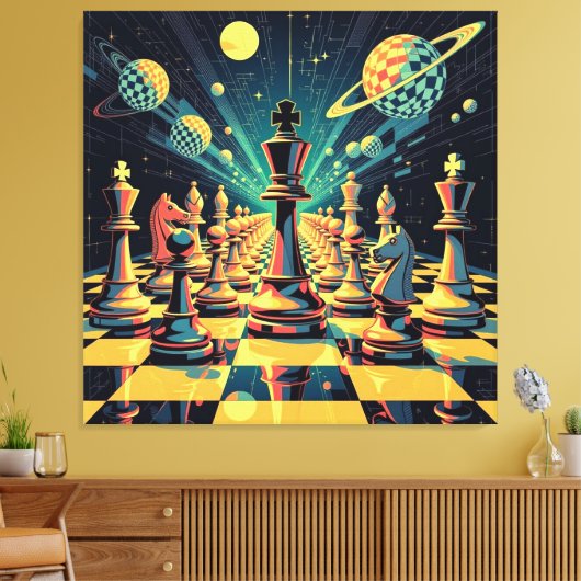 Druck auf Keilleinwand Leinwanddruck (Insitu (Wohnzimmer))