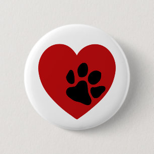 Druck auf meinem Herzen Button