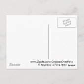 Druck auf meinem Herzen Postkarte (Rückseite)