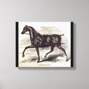 Druck aus dem 19. Jahrhundert Ein englisches Roads Leinwanddruck