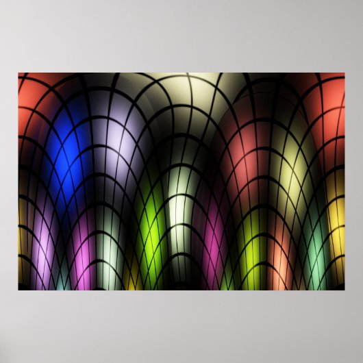 Druck aus festgeklemmtem Glas Poster (Vorne)