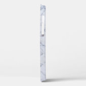 Druck aus grauem und weißem Marmor Case-Mate iPhone Hülle (Rückseite / Links)