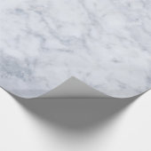 Druck aus weißem und grauem Marmorstein Geschenkpapier (Ecke)
