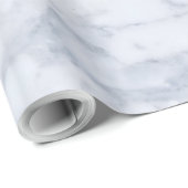 Druck aus weißem und grauem Marmorstein Geschenkpapier (Rolleneckpunkt)