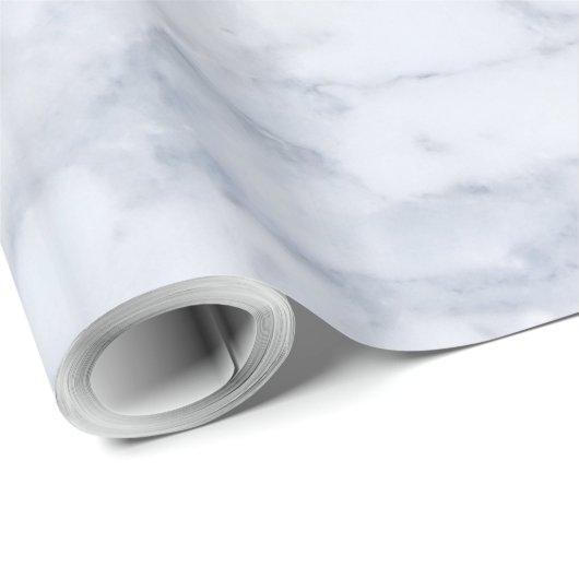 Druck aus weißem und grauem Marmorstein Geschenkpapier (Rolleneckpunkt)