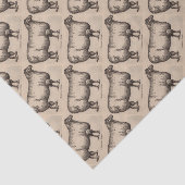 Druck Cotswold Schafe aus dem 19. Jahrhundert Seidenpapier (Ausschnitt)