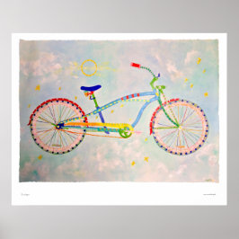 Druck Cruiser Fahrrad Poster