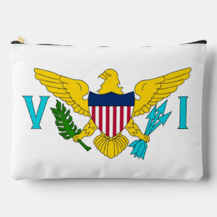 Druck-Cut-Näh-Tasche mit der Flagge der Amerikanis Zubehörtasche
