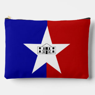 Druck-Cut-Näh-Tasche mit der Flagge von San Antoni Zubehörtasche