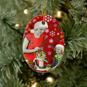 Drück dein Xmas Keramik Ornament