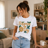 Drück den Tag Zitrone Tri-Blend Shirt