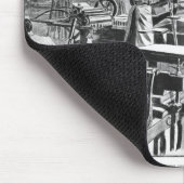 Druck der Banknoten Mousepad (Ecke)
