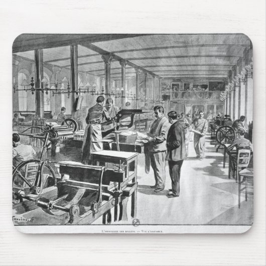 Druck der Banknoten Mousepad (Vorne)