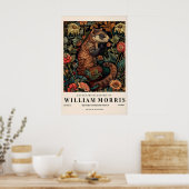 Druck der Botanik Frettchen im Stil von William Mo Poster (Küche)