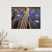 Druck der Computertastatur Poster (Küche)