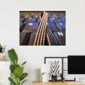 Druck der Computertastatur Poster (Heimbüro)